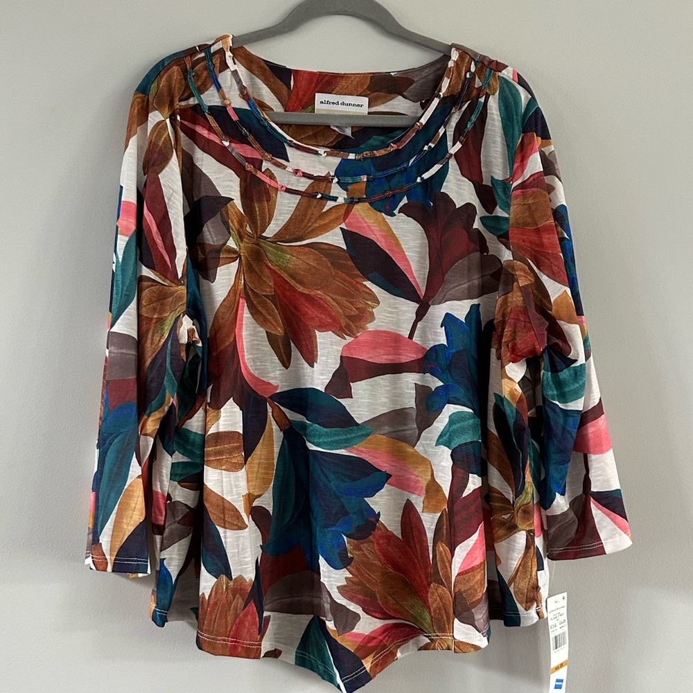 Alfred Dunmer 3X blouse